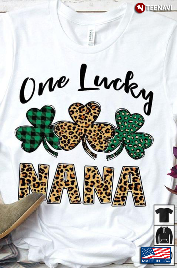One Lucky Nana Leopard For St Patrick's Day