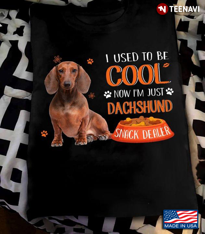 I Used To Be Cool Now I’m Just My Dachshund Snack Dealer For Dog Lover