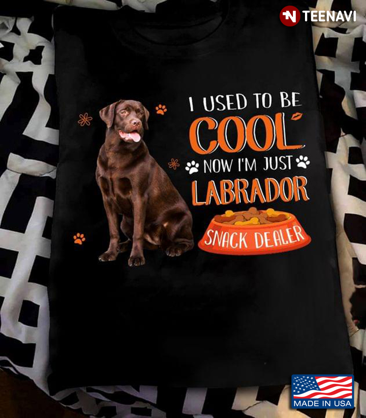 I Used To Be Cool Now I'm Just Labrador Snack Dealer For Dog Lover