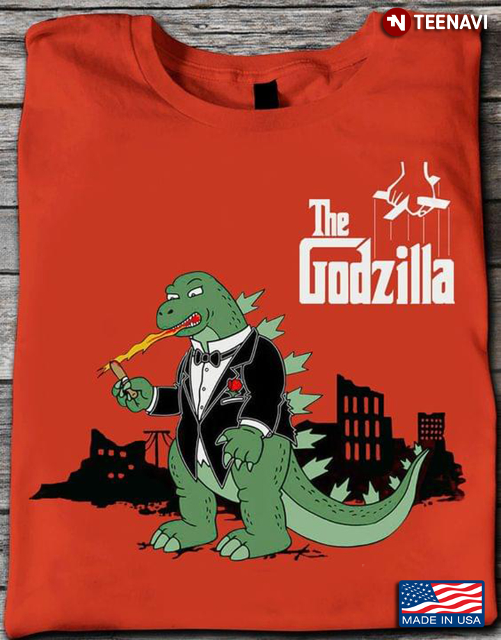 The Godzilla Godzilla With Cigar For Godzilla Lover