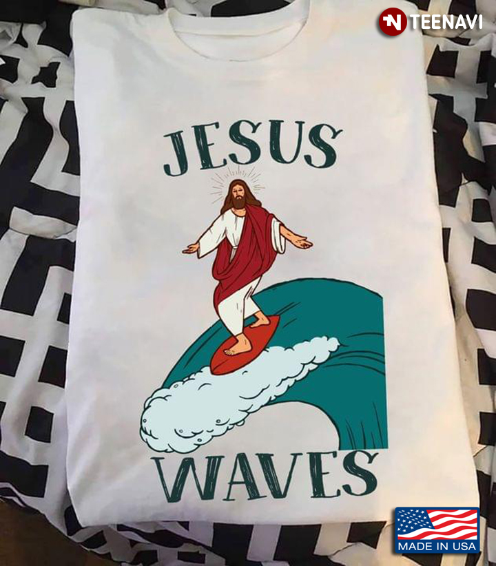 Surfing Jesus Waves For Surfing Lover