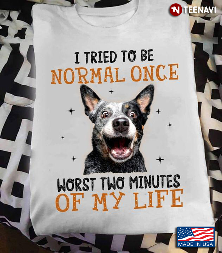 Australian Cattle Dog I Tried To Be Normal Once Worst Two Minutes Of My Life For Dog Lover