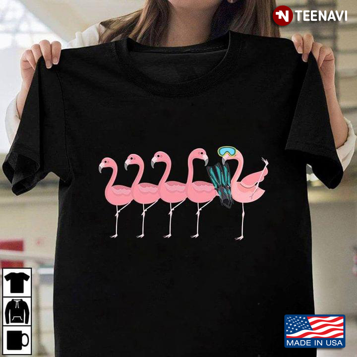 Scuba Diving Flamingos For Flamingo Lover