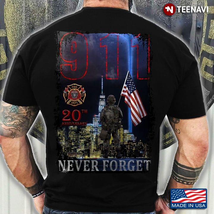 911 20th Anniversary Never Forget September 11 Attacks