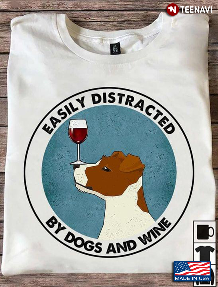 Jack Russell Terrier Easily Distracted By Dogs And Wine
