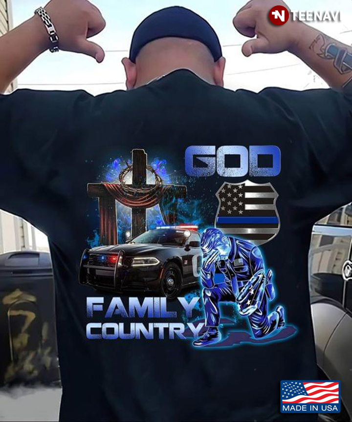 God Family Country Cool Design For Patriotic Christian