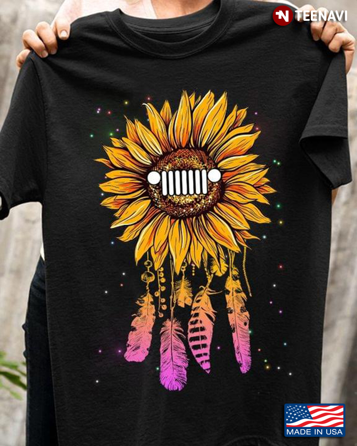 Jeep Sunflower Dreamcatcher For Jeep Lover