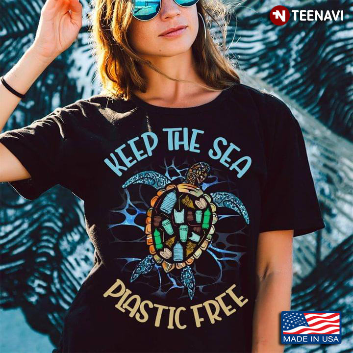 Sea Turtle Keep The Sea Plastic Free For Environment Lover