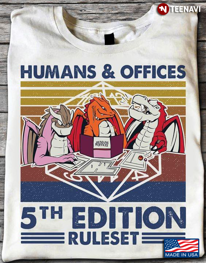 Vintage Dragons Humans And Offices 5th Edition Ruleset For Game Lover