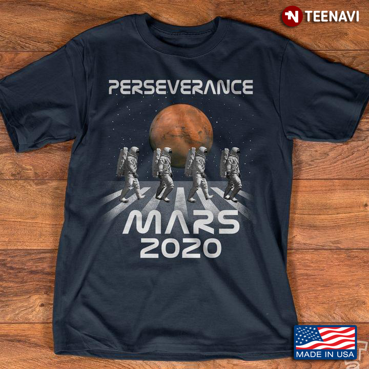 Perseverance Mars 2020 Astronauts Walking Across The Road