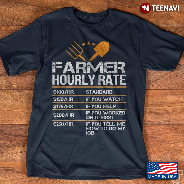 Farmer Hourly Rate Standard If You Watch If You Help If You Worked On It First