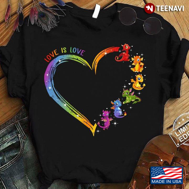 Lgbt Love Is Love Dragons Heart