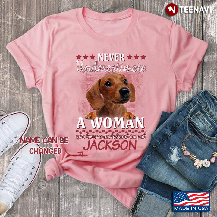 For Puppy Lover Never Underestimate An Old Woman Who Loves A Dachshund