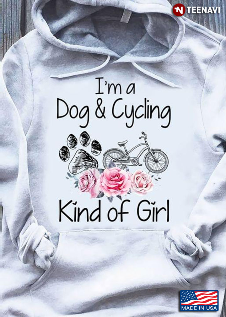 Flowers I’m A Dog And Cycling Kind Of Girl