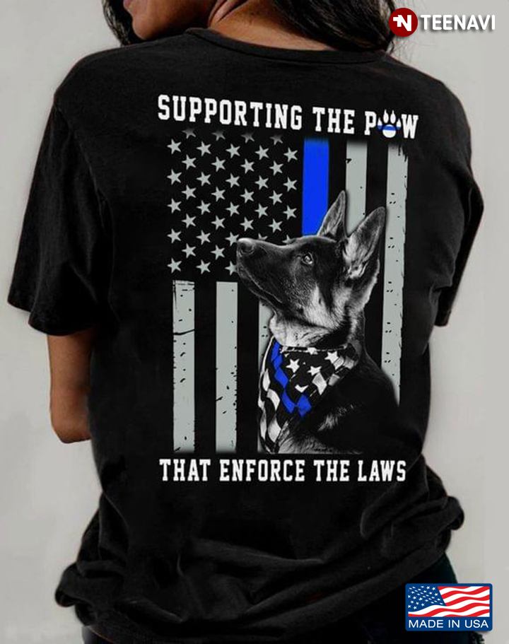 Supporting The Paws That Enforce The Laws German Shepherd