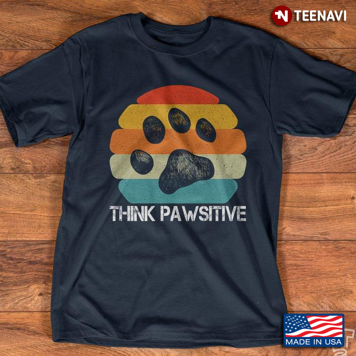 Vintage Think Pawsitive Positives
