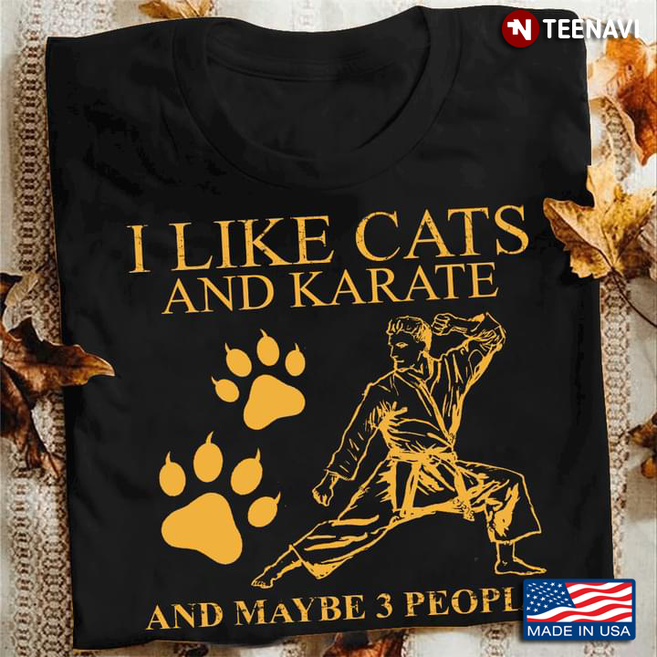 I Like Cats And Karate And Maybe 3 People