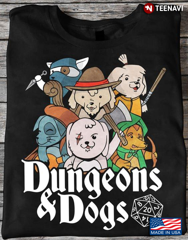 Funny Cartoon I Like Dungeons and Dogs