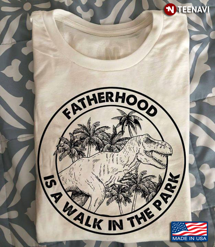 Dinosaur Fatherhood Is A Walk In The Park