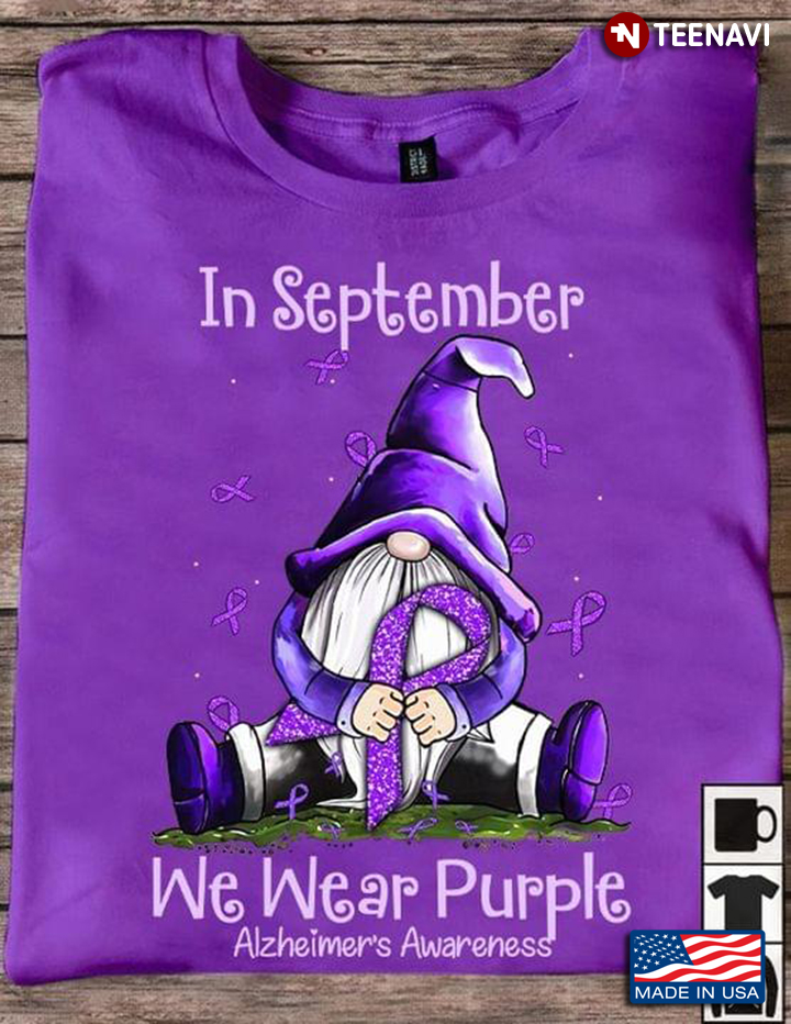 In September We Wear Purple Alzheimer’s Awareness