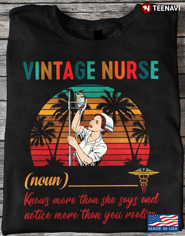 Vintage Nurse Knows More Than She Says and Notices More Than You Realize
