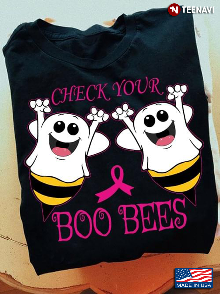 Check Your Boo Bees Breast Cancer Awareness