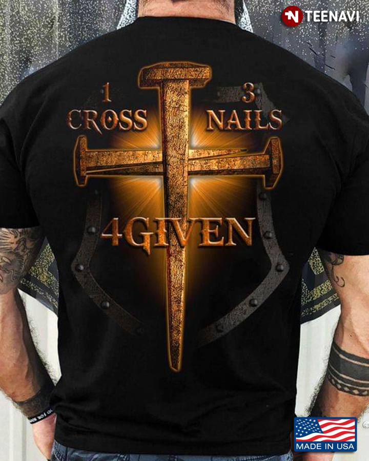 Christian 1 Cross Plus 3 Nails 4 Given Child Of God