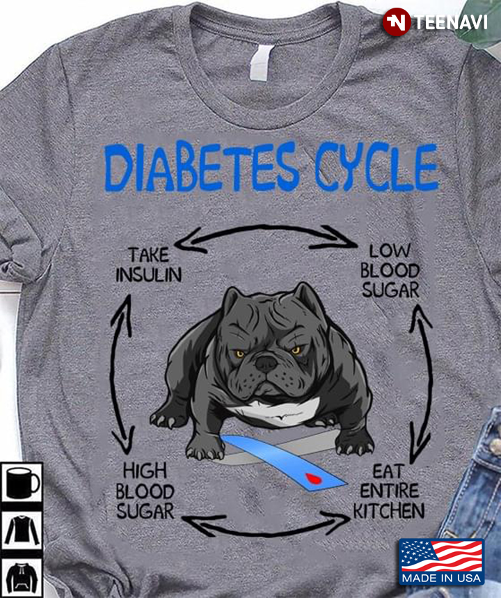 Diabetes Cycle Take Insulin Low Blood Sugar High Blood Sugar Pitbull