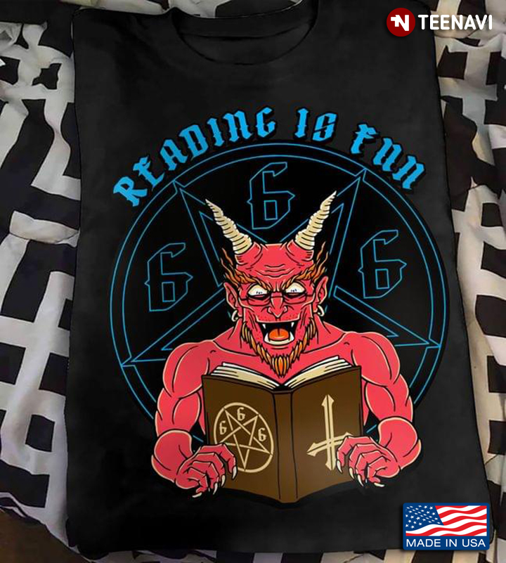 Reading is Fun Funny Satanic Pagan Goat