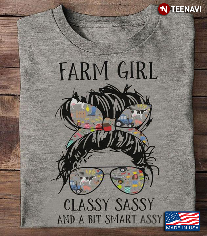 Farm Girl Classy Sassy And A Bit Smart Assy Messy Bun Girl