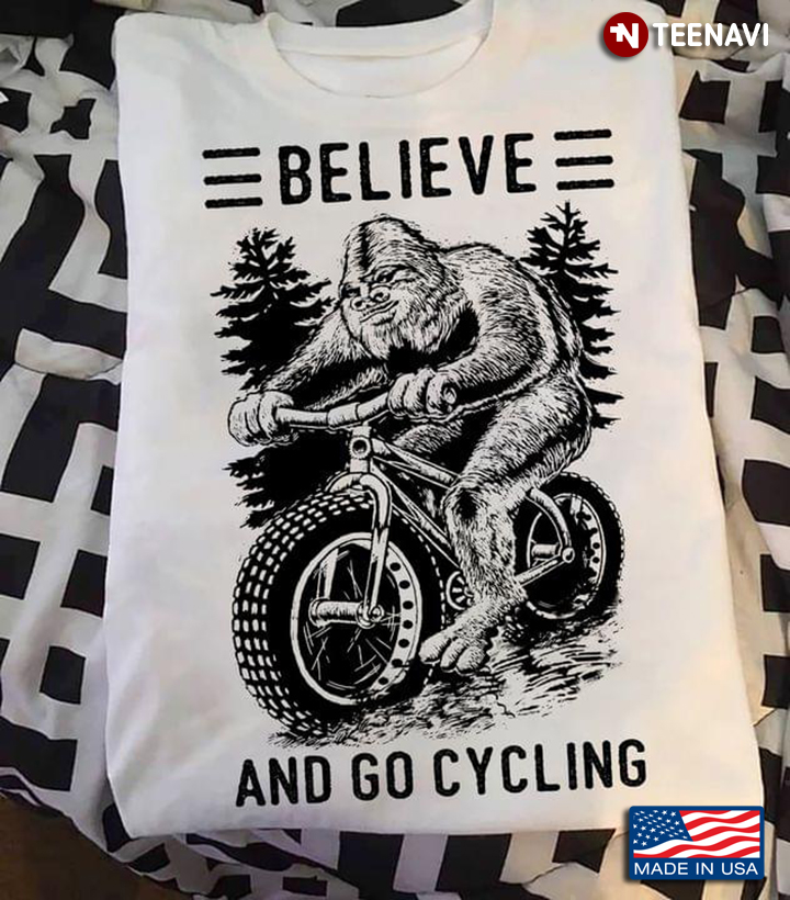 Bigfoot Believe And Go Cycling