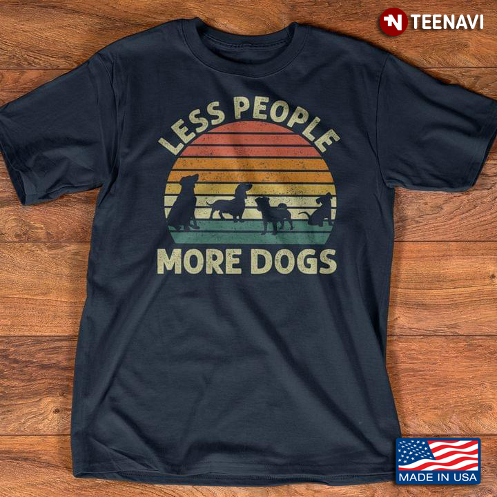 Less People More Dogs Dachshunds