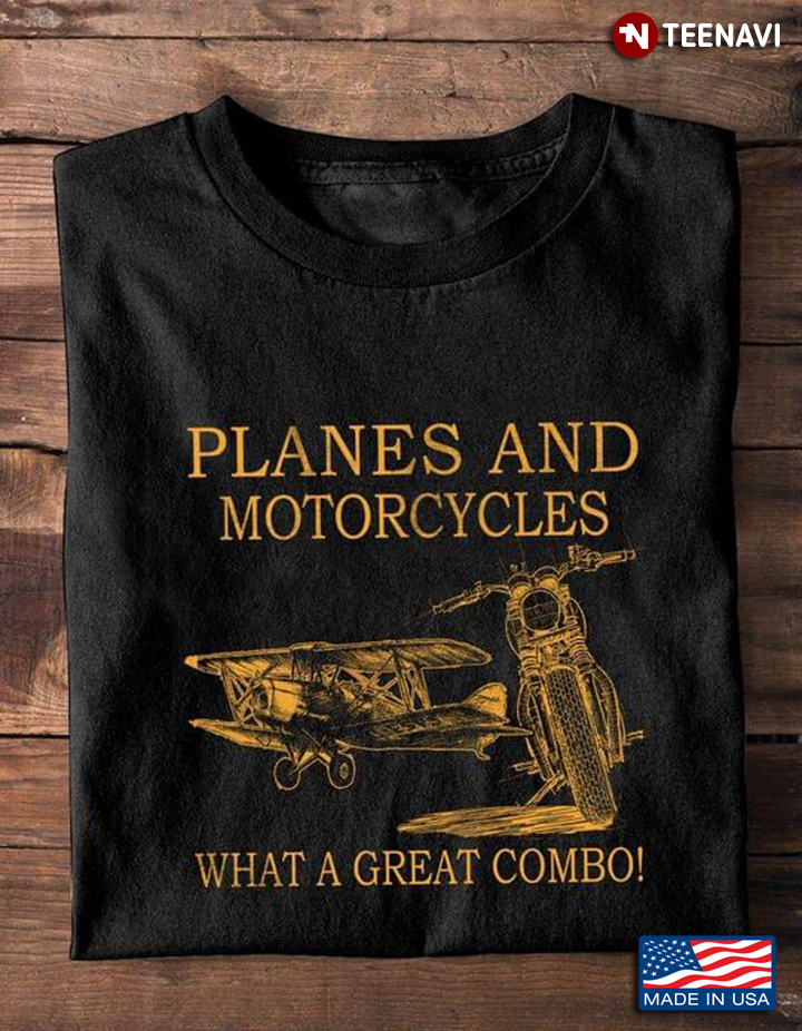 Planes And Motorcycles What A Great Combo