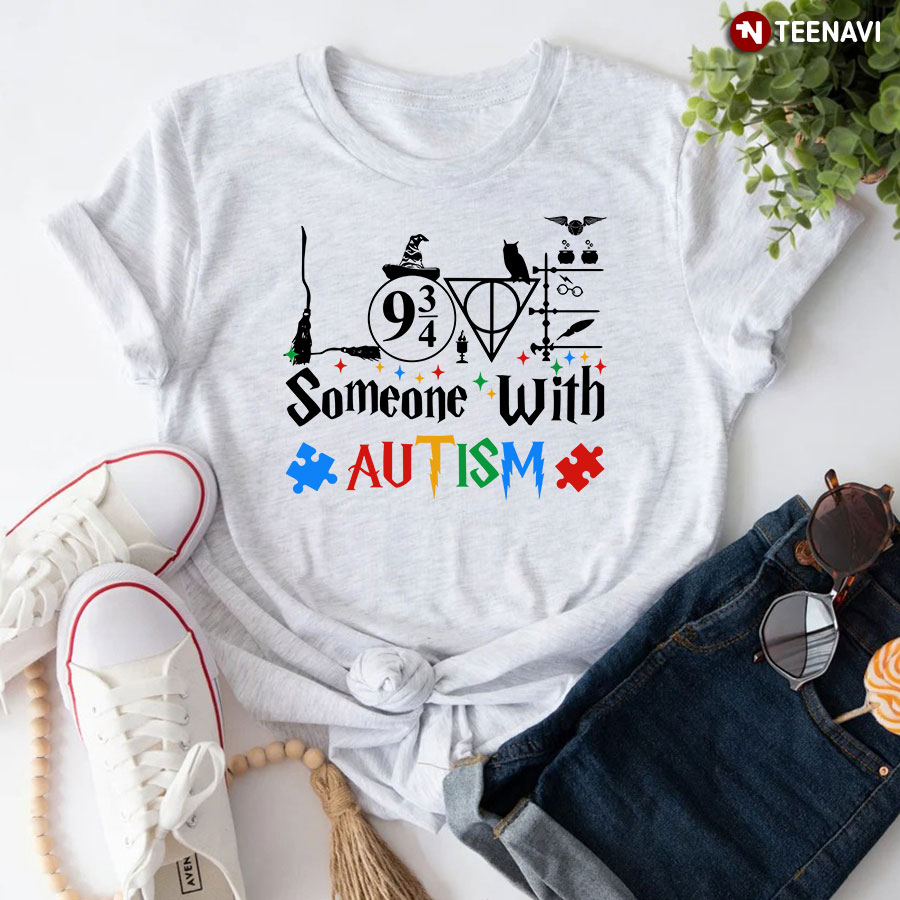 Love Someone With Autism Harry Potter For Halloween T-Shirt