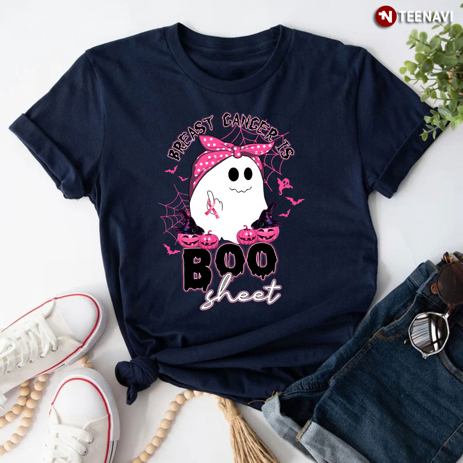 Breast Cancer is Boo Sheet Funny Halloween T-Shirt