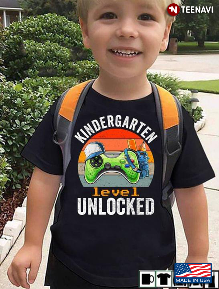 Kindergarten Level Unlocked Vintage For Gamer