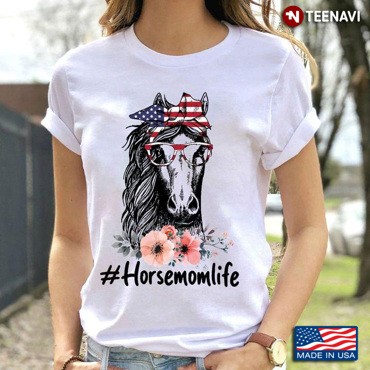 Horsemomlife American Flag For Horse Lovers