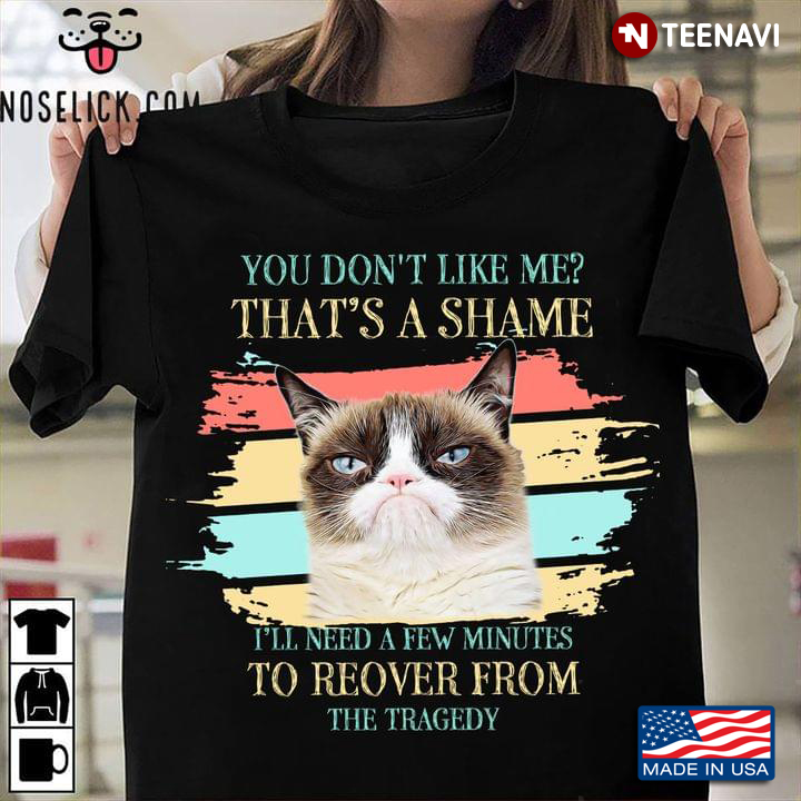 Grumpy Cat You Don’t Like Me That’s A Shame I’ll Need A Few Minutes To Recover From The Tragedy
