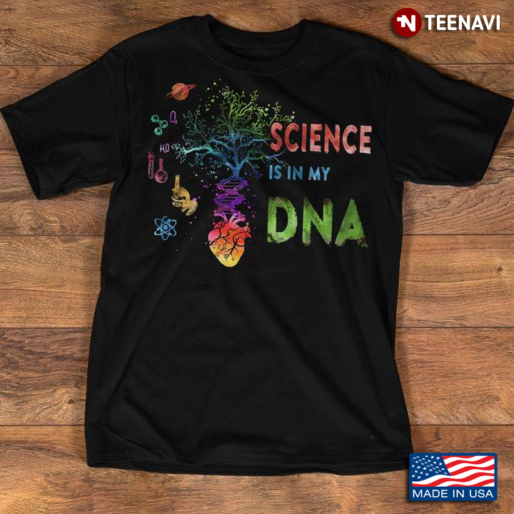 Science is In My DNA Colorful Design for Science Lover