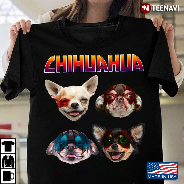Chihuahuas and Hero Costumes Funny Design for Dog Lover