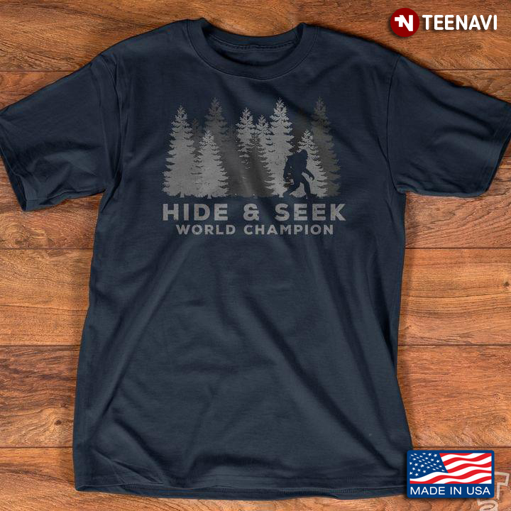 Hide and Seek World Champion Bigfoot in Forest