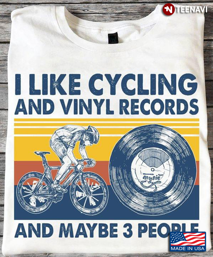 I Like Cycling and Vinyl Records and Maybe 3 People My Favorite Things Vintage