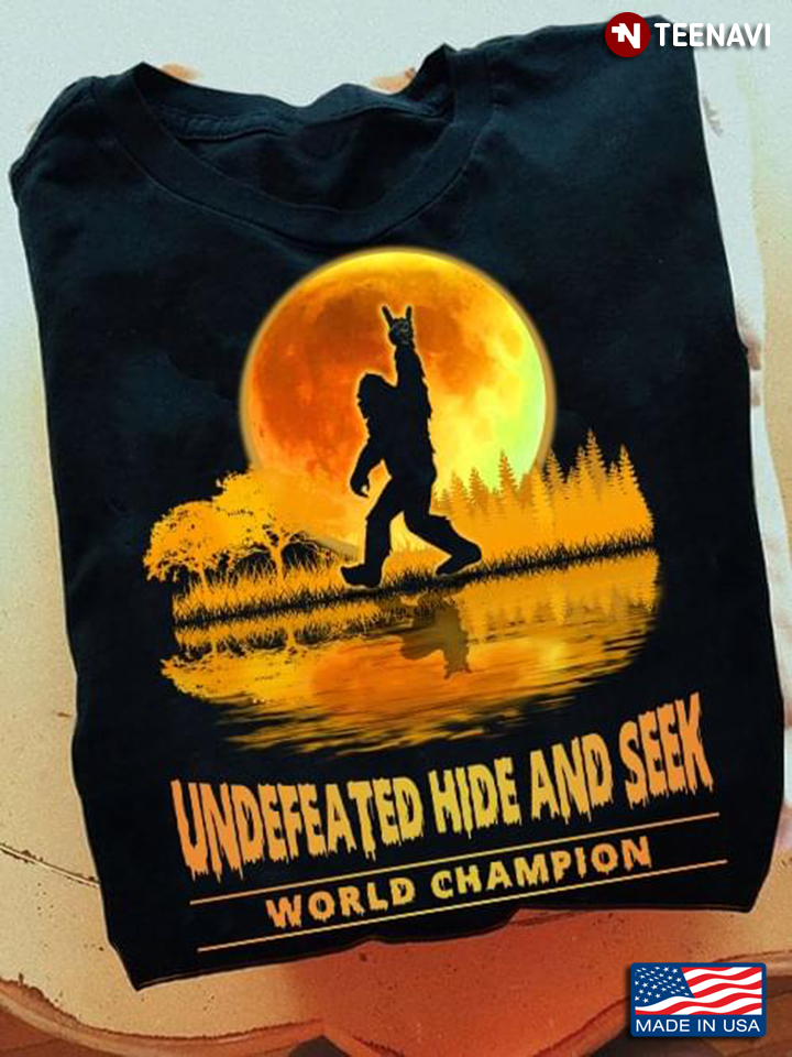 Undefeated Hide and Seek World Champion Rocking Bigfoot and Blood Moon