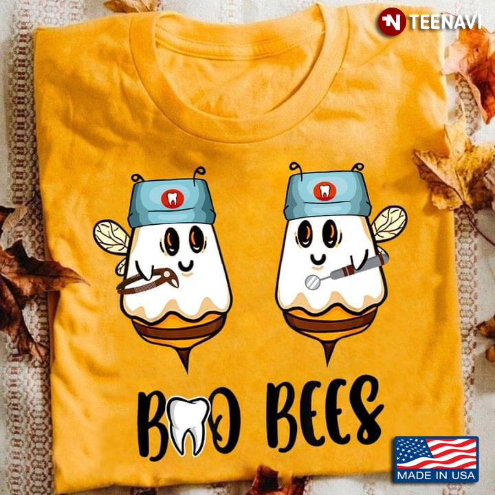 Funny Dentist Boo Bees Halloween Ghost Costume T-Shirt