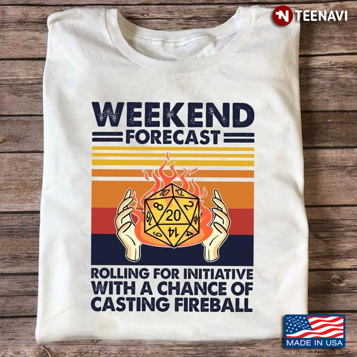 Weekend Forecast Rolling for Initiative with A Chance of Casting Fireball Vintage