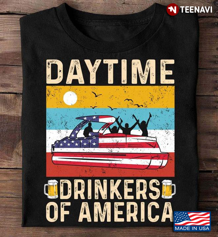 Daytime Drinkers of America Pontoon Boat