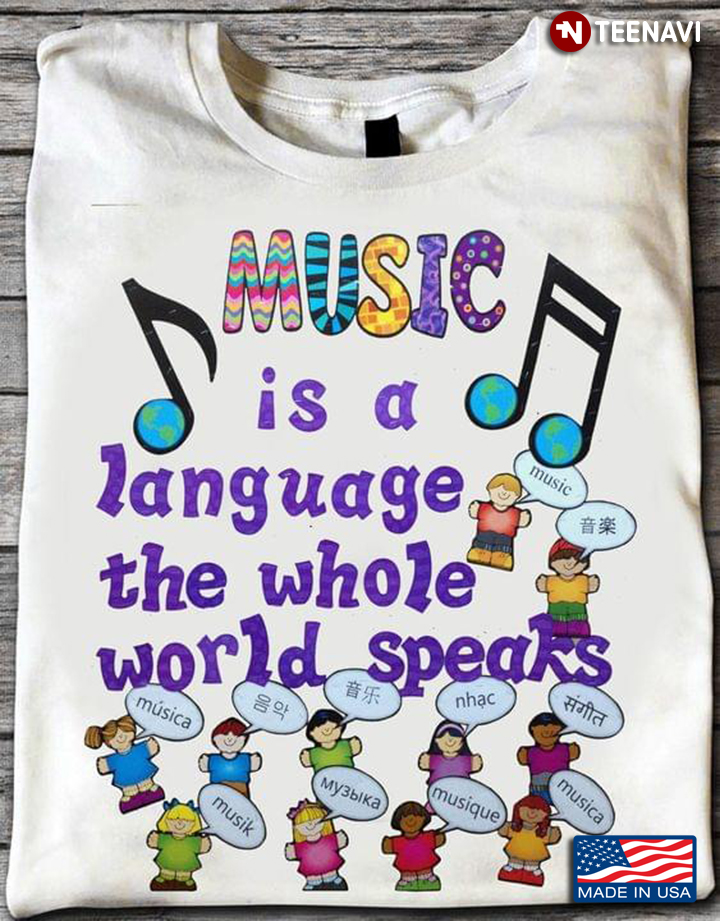 Music Is A Language The Whole World Speaks Music Note