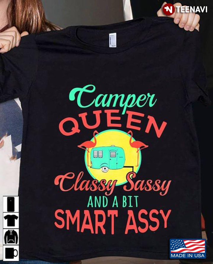 Flamingo Camper Queen Classy Sassy And A Bit Smart Assy For Camper