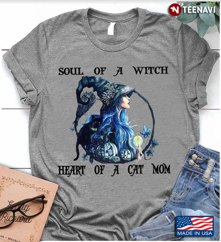 Soul Of A Witch Heart Of A Cat Mom New Version