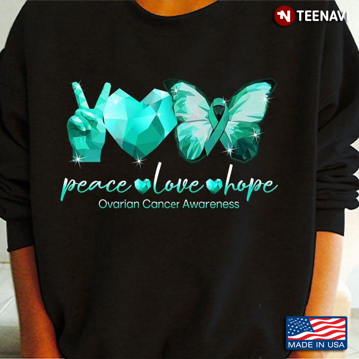 Peace Love Hope Ovarian Cancer Awareness